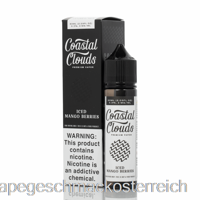 Geeiste Mangobeeren – Coastal Clouds Co. - 60 Ml 0 Mg Vape-Geschmack